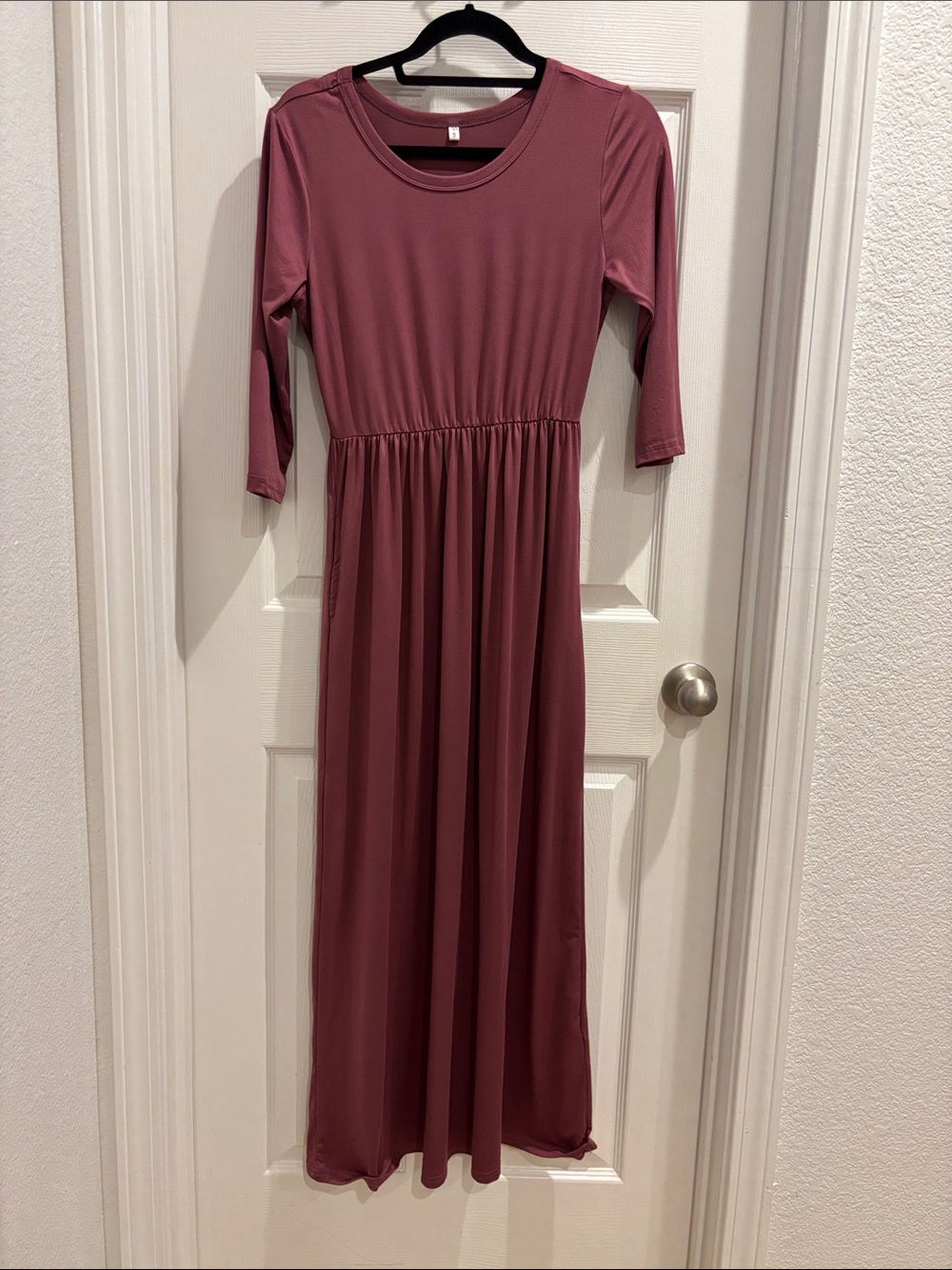 Womens Dusty Rose Maxi Dress